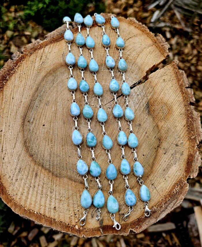 Larimar náramok Ag925 – Obrázok 2