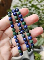 Chryzokol náramok 6mm – Obrázok 2