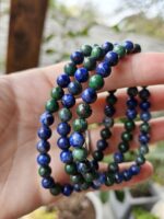 Chryzokol náramok 6mm