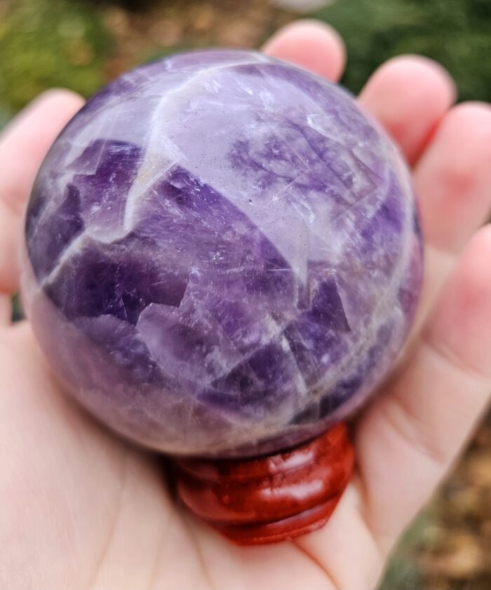 Ametyst Guľa 6,5cm 370g – Obrázok 2