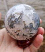 Achát machovy Guľa 6,5cm 380g, č.2 – Obrázok 3