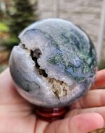 Achát machovy Guľa 8,3cm 750g, č.3