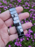 Hematit náramok platničkový