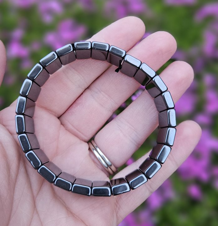 Hematit náramok platničkový – Obrázok 2