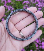 Hematit náramok platničkový – Obrázok 2