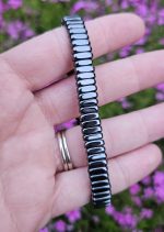 Hematit náramok platničkový