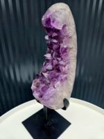 Ametyst AAA drúza na čiernom stojane 2,24kg – Obrázok 6