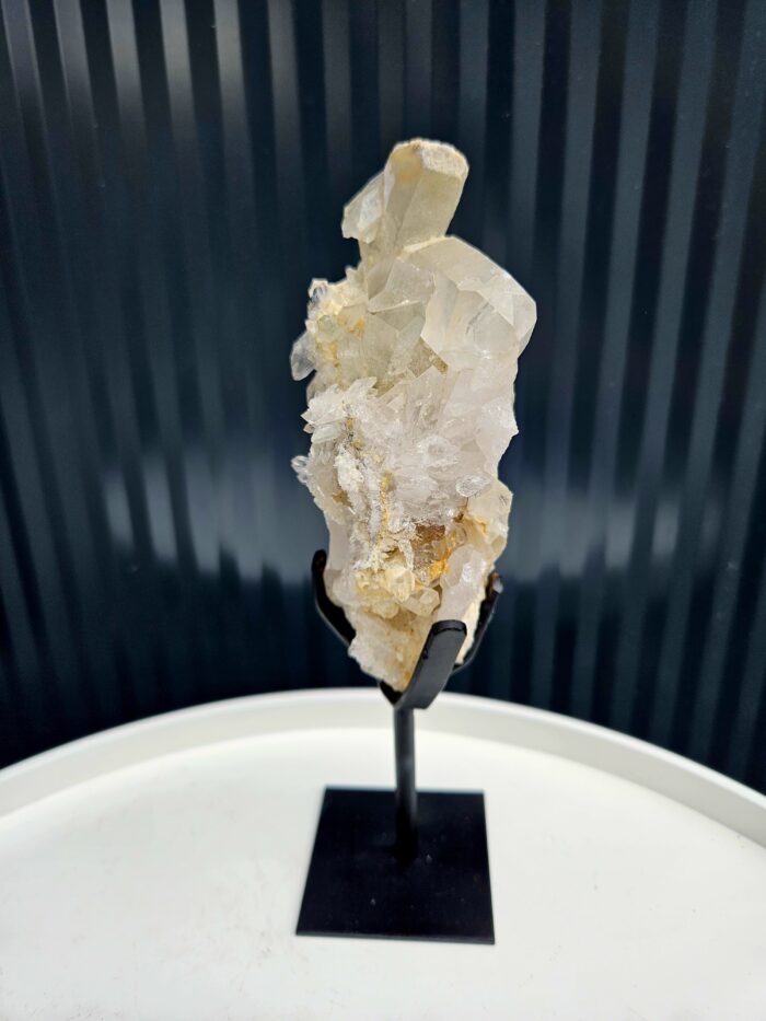 Krištáľová drúza na čiernom stojane 0,6kg – Obrázok 5