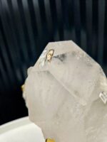 Krištáľový špic na zlatom stojane 0,92kg – Obrázok 2