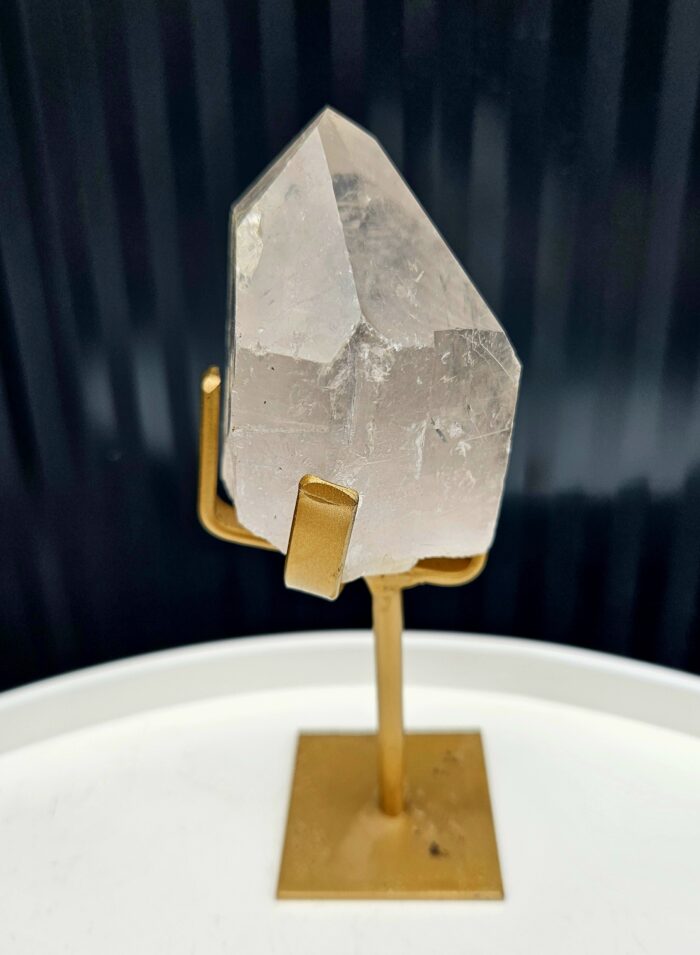 Krištáľový špic na zlatom stojane 0,47kg – Obrázok 2