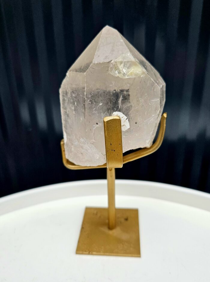 Krištáľový špic na zlatom stojane 0,47kg – Obrázok 3