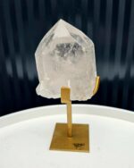 Krištáľový špic na zlatom stojane 0,43kg