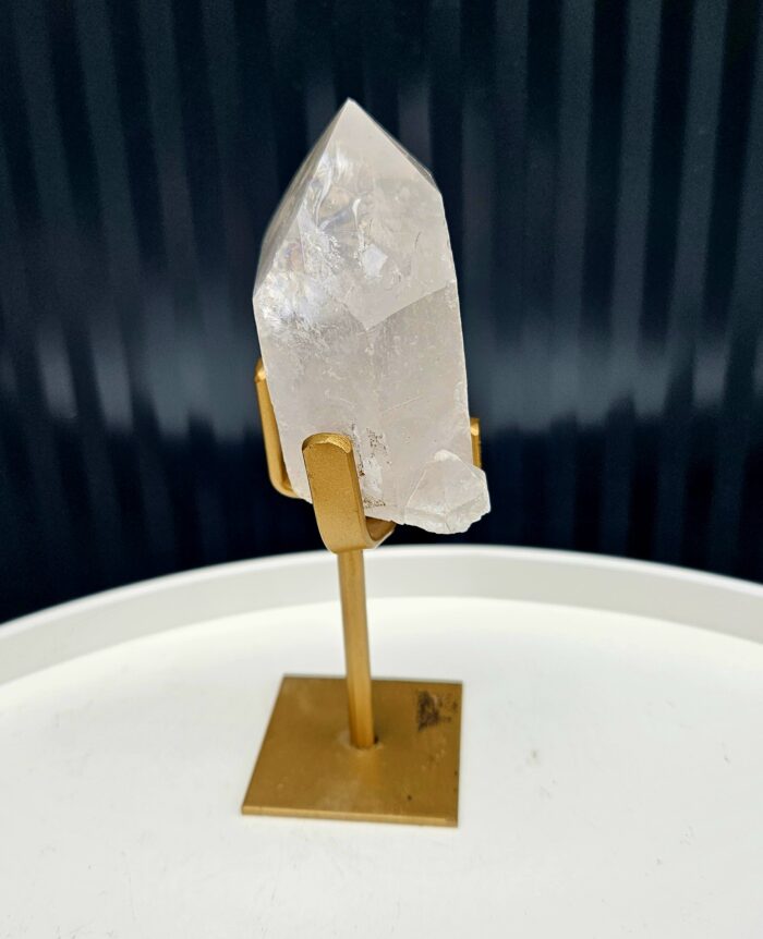 Krištáľový špic na zlatom stojane 0,43kg – Obrázok 4