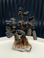 Turmalín čierny na záhnede stromček šťastia