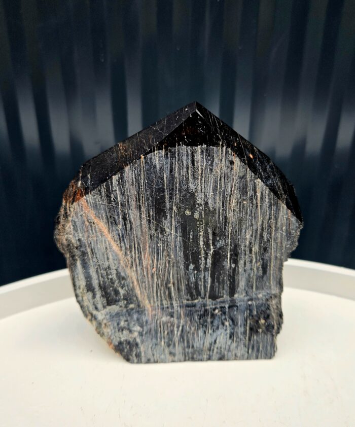 Turmalín čierny obelisk surový/leštený kg 0,53kg – Obrázok 3