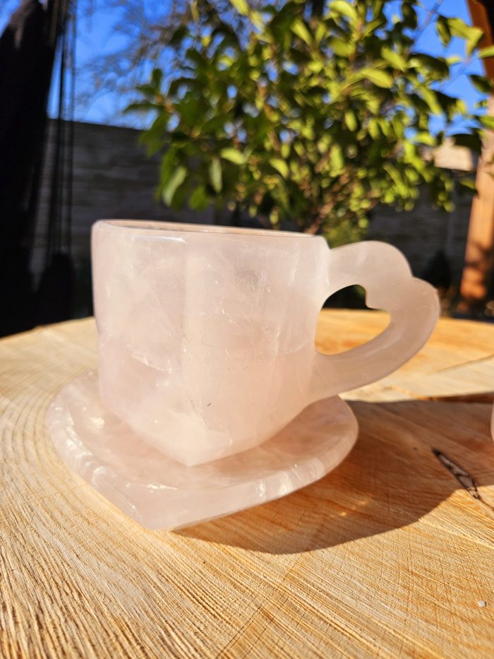 Šálka + podšálka RUŽENÍN SRDCE 100ML – Obrázok 2