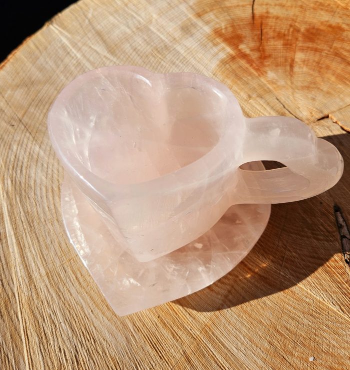 Šálka + podšálka RUŽENÍN SRDCE 100ML – Obrázok 3