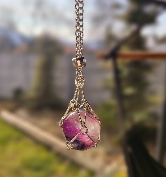 Retiazka s kamienkom FLUORIT – Obrázok 2