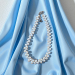Perly riečne biele náhrdelník Exclusive