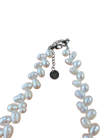 Perly riečne biele náhrdelník Exclusive – Obrázok 2