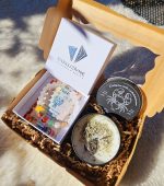 Sviečka + náramok znamenie RAK v darčekovej krabičke