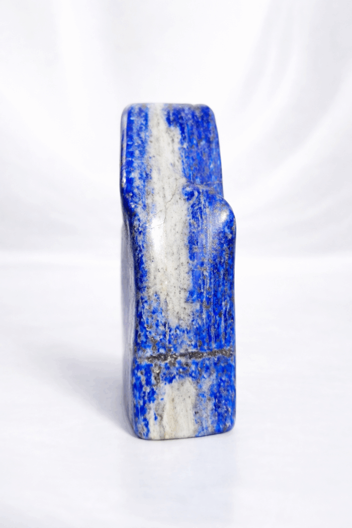 Lapis lazuli ZBIERKOVÝ leštený minerál FREE FORM 445g ( AFGANISTAN) – Obrázok 3