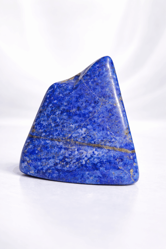 Lapis lazuli ZBIERKOVÝ leštený minerál FREE FORM 445g ( AFGANISTAN) – Obrázok 2