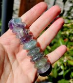 Fluorit platničkový náramok – Obrázok 3