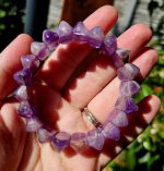 Ametyst platničkový náramok – Obrázok 2