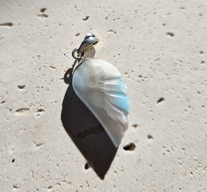 Larimar prívesok krídlo Ag925 č.2 – Obrázok 2