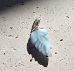 Larimar prívesok krídlo Ag925 č.4 – Obrázok 2