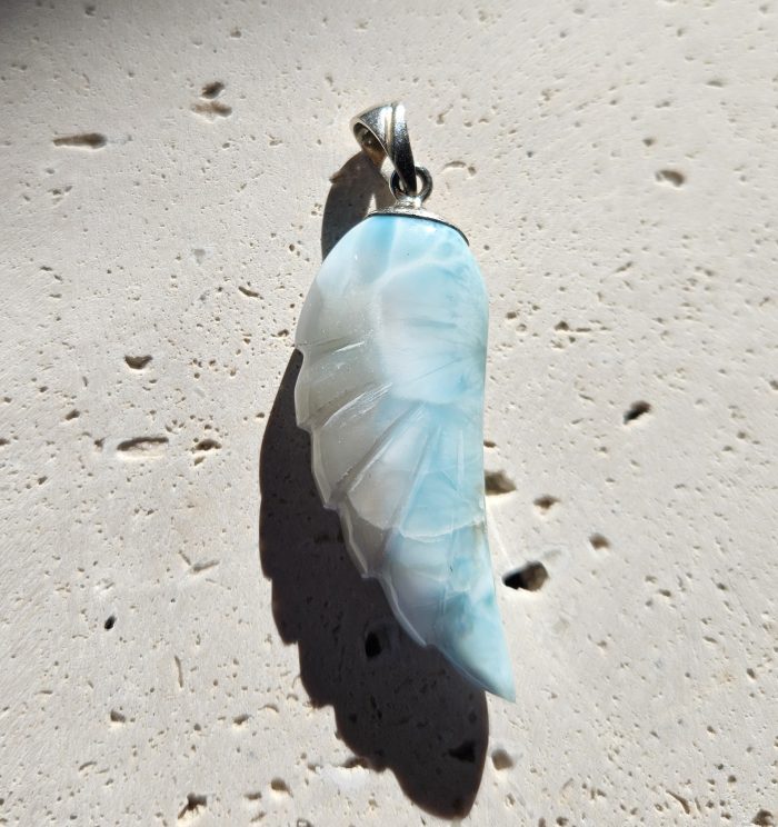 Larimar prívesok krídlo Ag925  č.6 – Obrázok 2