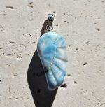 Larimar prívesok krídlo Ag925  č.12