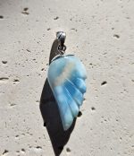 Larimar prívesok krídlo Ag925  č.16