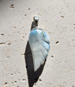 Larimar prívesok krídlo Ag925  č.17 – Obrázok 2