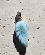 Larimar prívesok krídlo Ag925  č.19 – Obrázok 2