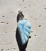 Larimar prívesok krídlo Ag925  č.19