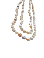 Perly riečne mix náhrdelník 120cm č.1 – Obrázok 2