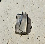 Ruženín prívesok na platničke z chir.ocele