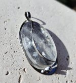 Krištáľ AAA prívesok na platničke z chir.ocele – Obrázok 4