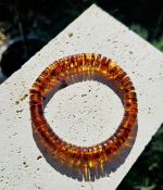 Jantár náramok disky pravidelné – Obrázok 2