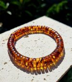 Jantár náramok disky pravidelné