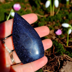 Avanturín modrý plamienok č.1