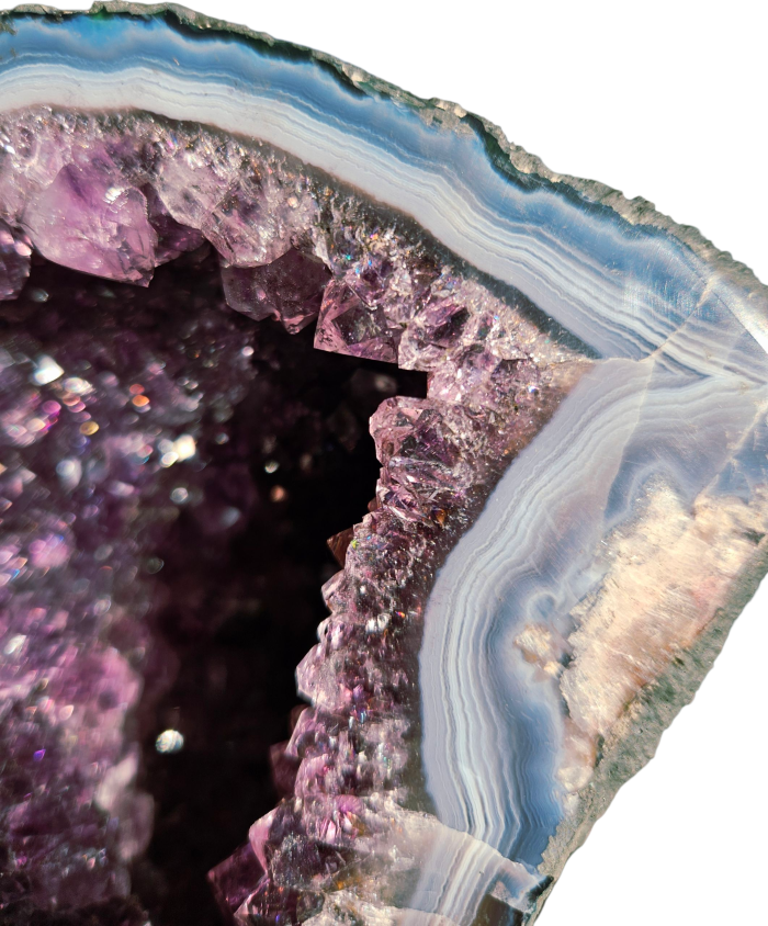 Ametyst GEODA - MOTÝLIE KRÍDLA 3,7kg – Obrázok 6