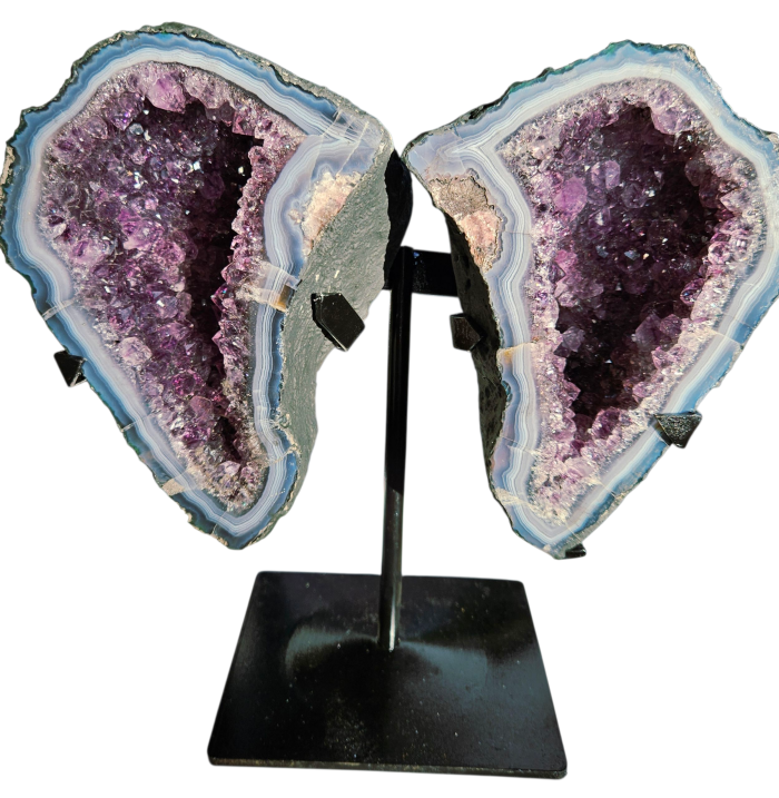 Ametyst GEODA - MOTÝLIE KRÍDLA 3,7kg – Obrázok 2