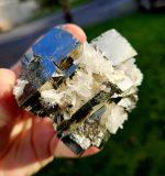 Pyrit kocky s Kremeňom ZBIERKOVÝ KUS – Obrázok 5