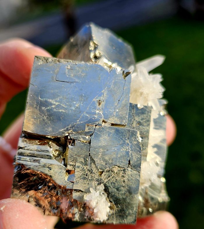 Pyrit kocky s Kremeňom ZBIERKOVÝ KUS – Obrázok 3