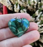Malachit prívesok Srdce č.1 – Obrázok 2