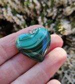 Malachit prívesok Srdce č.2