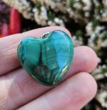 Malachit prívesok Srdce č.6 – Obrázok 2